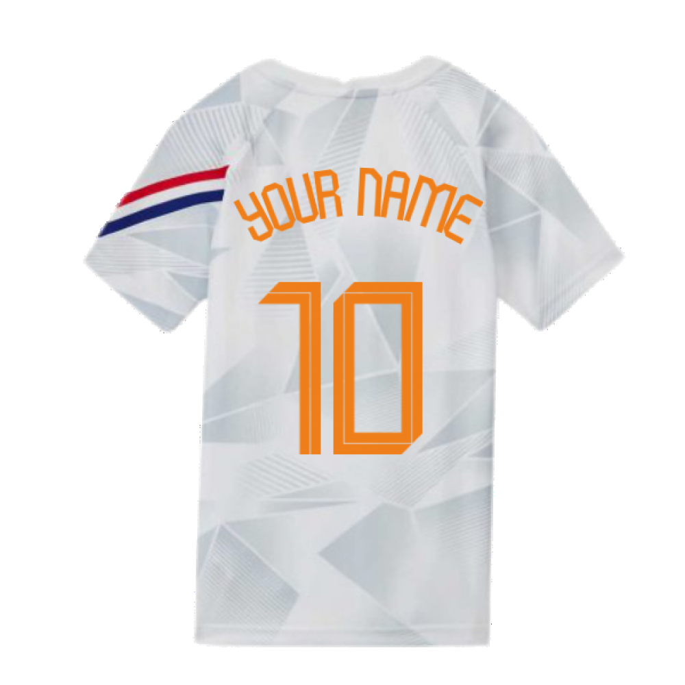 2020-2021 Holland Pre-Match Training Shirt (White) - Kids (Your Name)