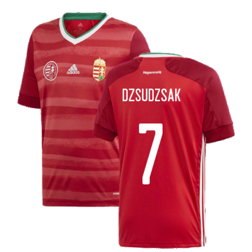 2020-2021 Hungary Home Adidas Football Shirt (Kids) (DZSUDZSAK 7)