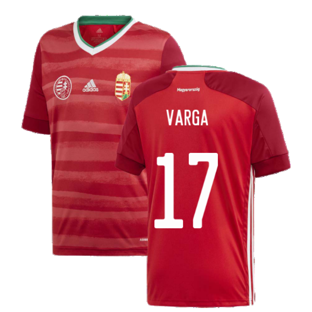 2020-2021 Hungary Home Adidas Football Shirt (Kids) (VARGA 17)