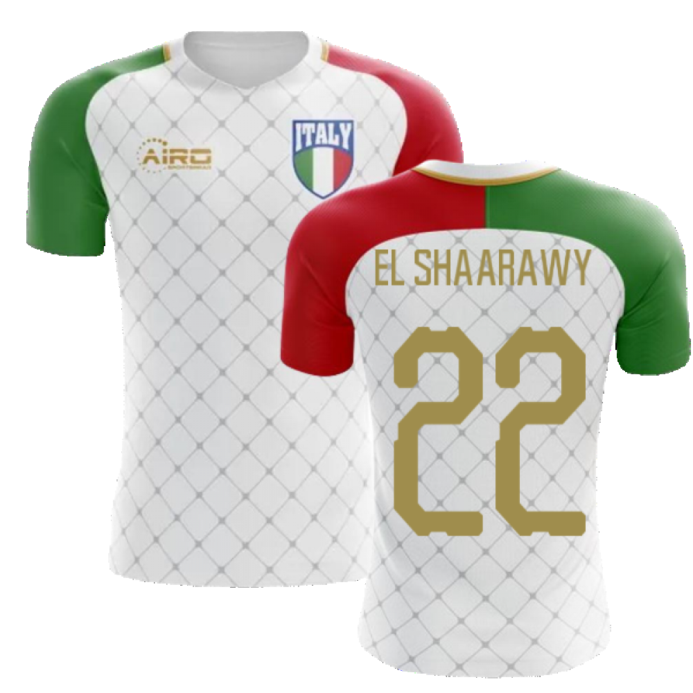 2024-2025 Italy Away Concept Football Shirt (El Shaarawy 22) - Kids