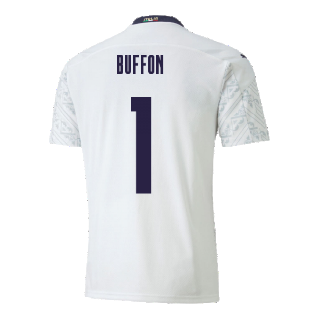 2020-2021 Italy Away Puma Football Shirt (Kids) (BUFFON 1)