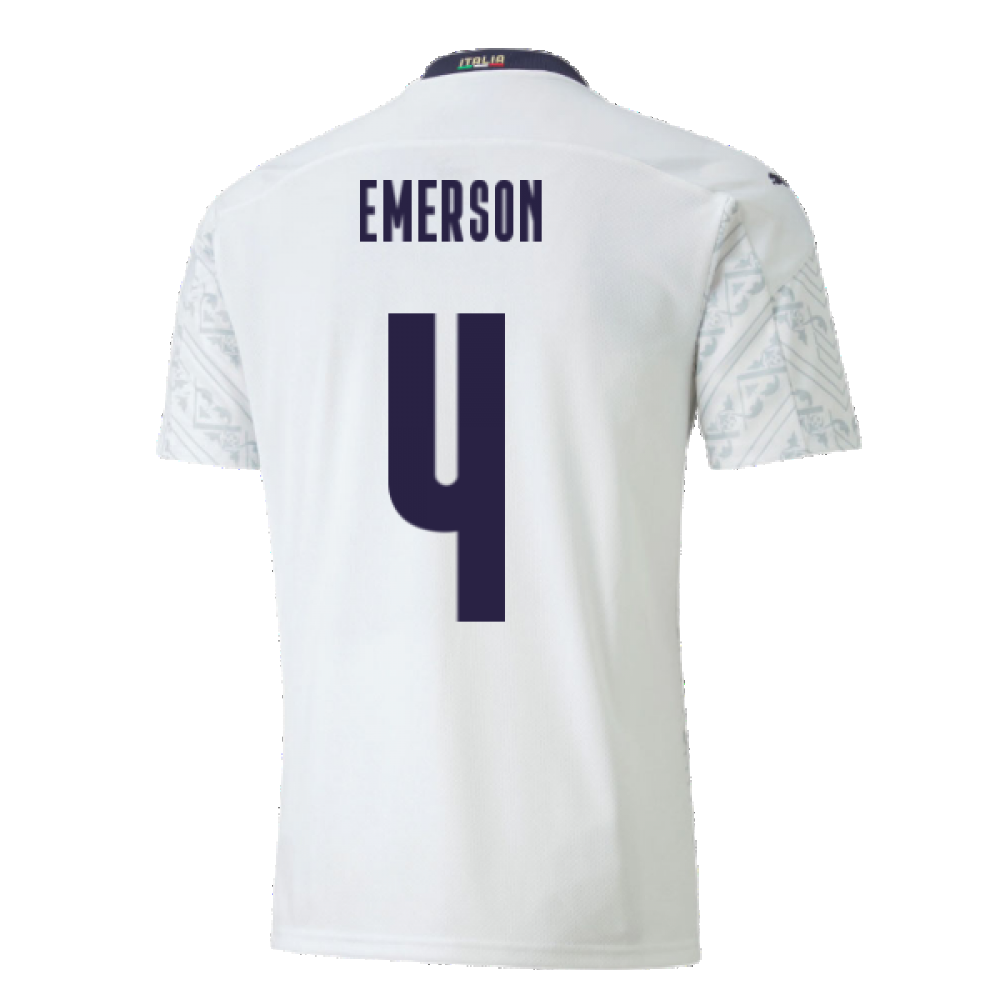 2020-2021 Italy Away Puma Football Shirt (Kids) (EMERSON 4)