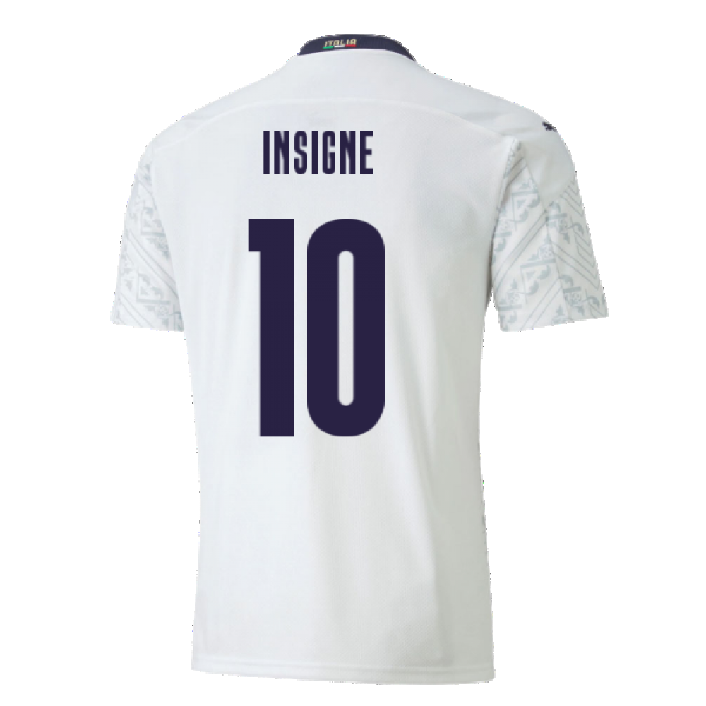 2020-2021 Italy Away Puma Football Shirt (Kids) (INSIGNE 10)