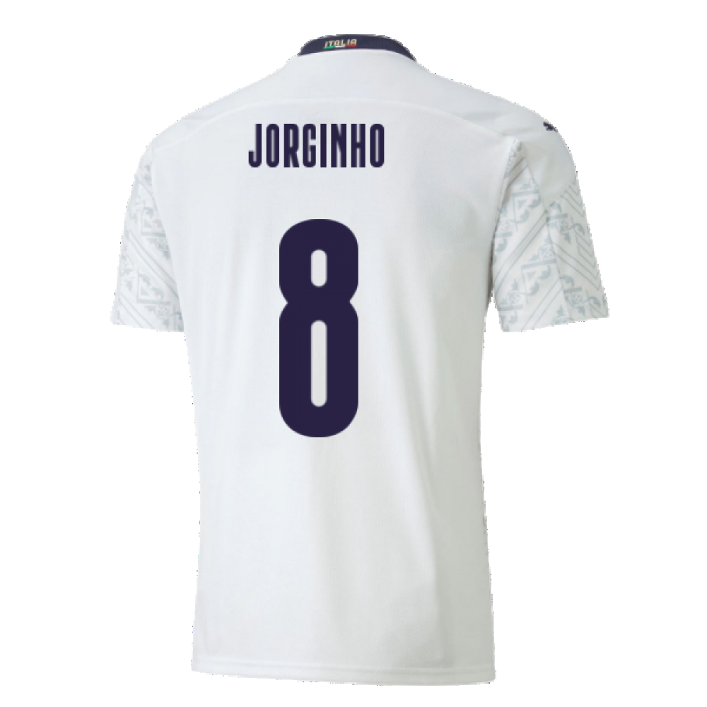 2020-2021 Italy Away Puma Football Shirt (Kids) (JORGINHO 8)