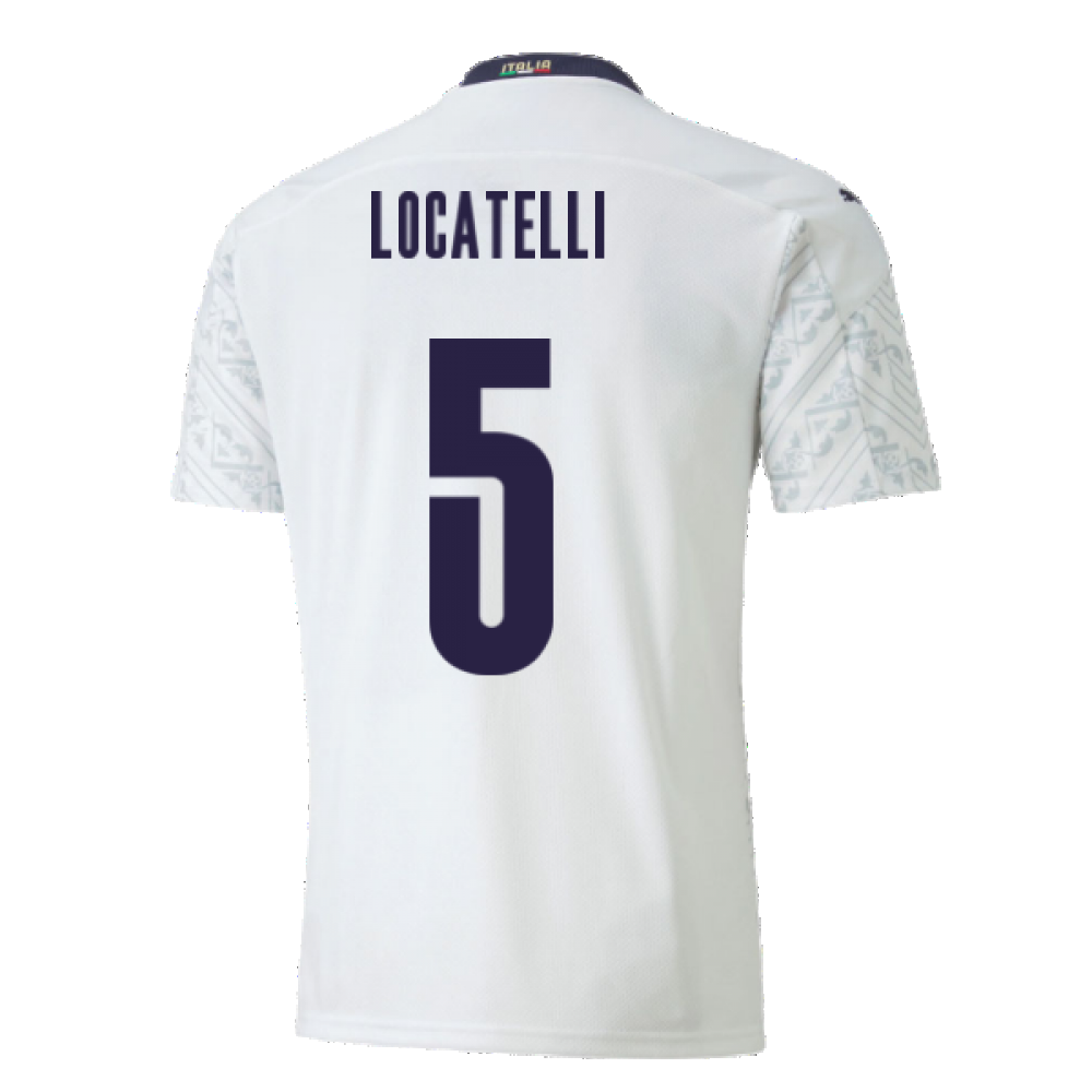 2020-2021 Italy Away Puma Football Shirt (Kids) (LOCATELLI 5)