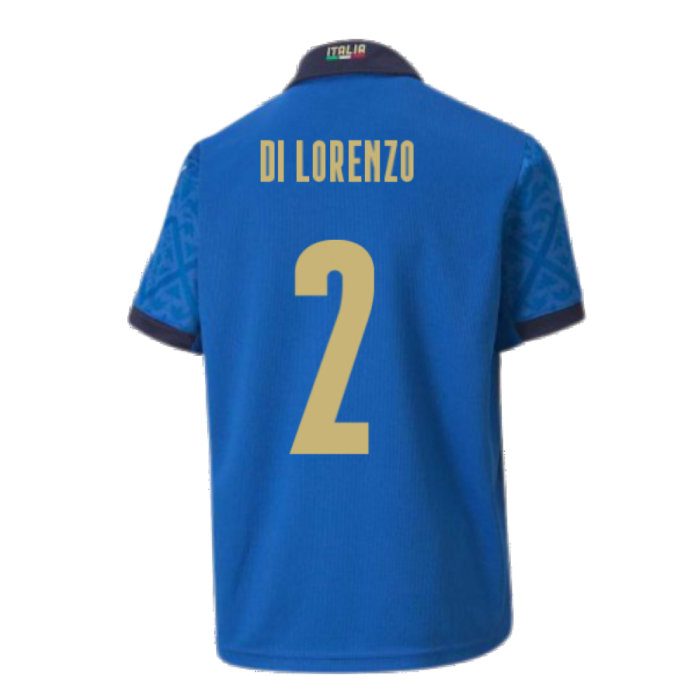 2020-2021 Italy Home Puma Football Shirt (Kids) (DI LORENZO 2)