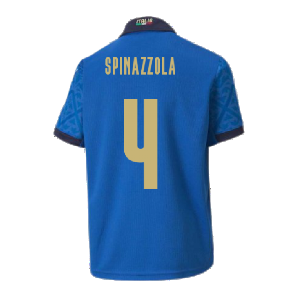 2020-2021 Italy Home Puma Football Shirt (Kids) (SPINAZZOLA 4)