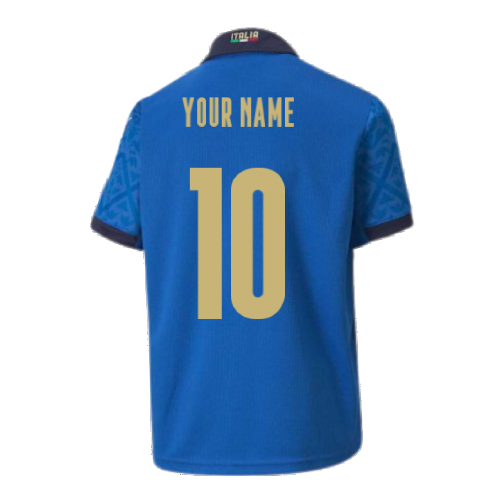 2020-2021 Italy Home Puma Football Shirt (Kids) (Your Name)