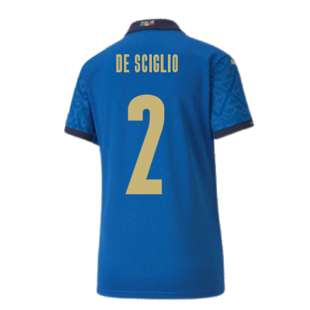 2020-2021 Italy Home Shirt - Womens (DE SCIGLIO 2)