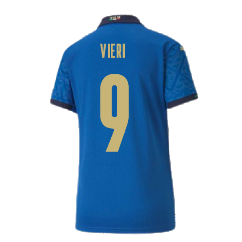 2020-2021 Italy Home Shirt - Womens (VIERI 9)