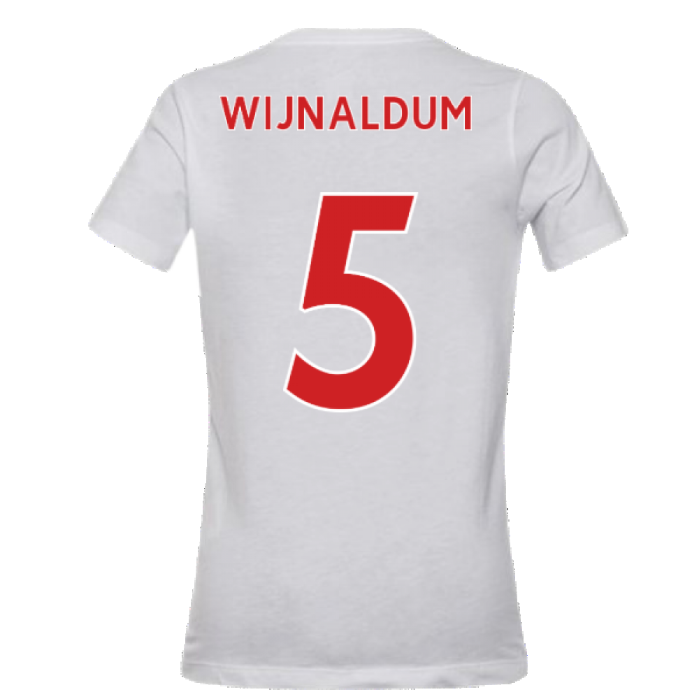 2020-2021 Liverpool Evergreen Crest Tee (White) - Kids (WIJNALDUM 5)