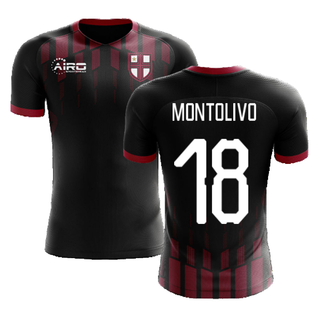 2024-2025 Milan Pre-Match Concept Football Shirt (MONTOLIVO 18)