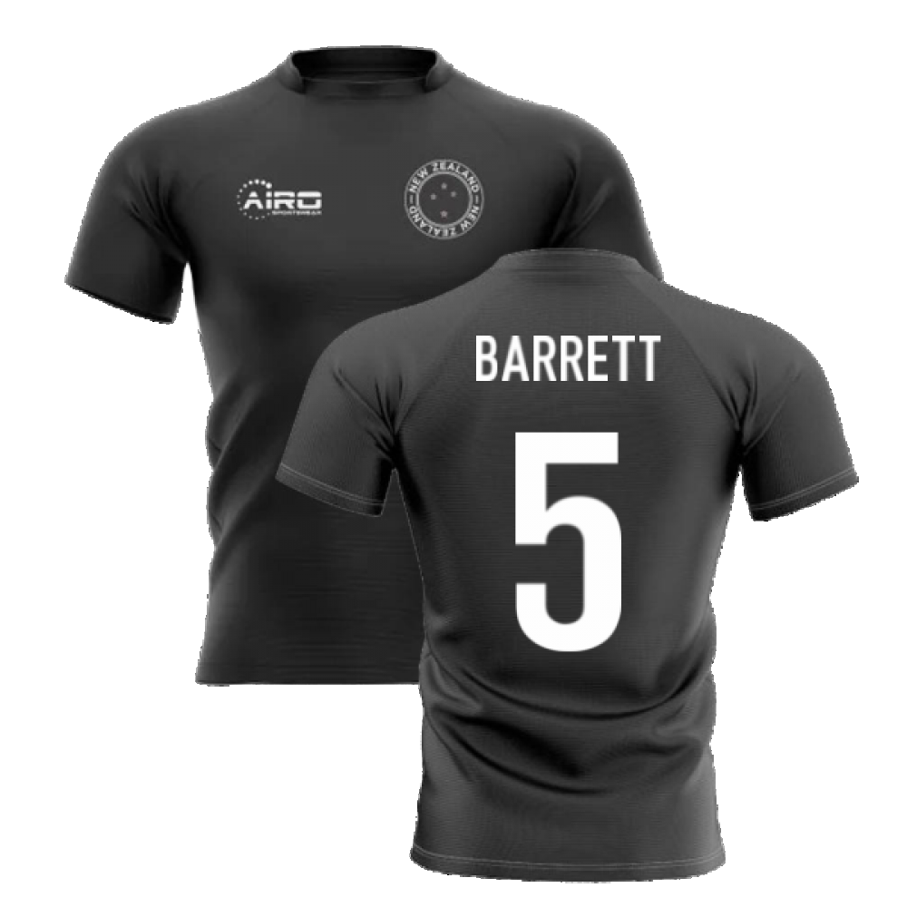 2024-2025 New Zealand Home Concept Rugby Shirt (Barrett 5)