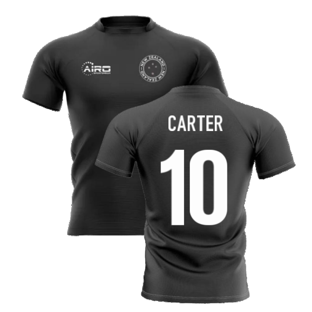 2024-2025 New Zealand Home Concept Rugby Shirt (Carter 10)