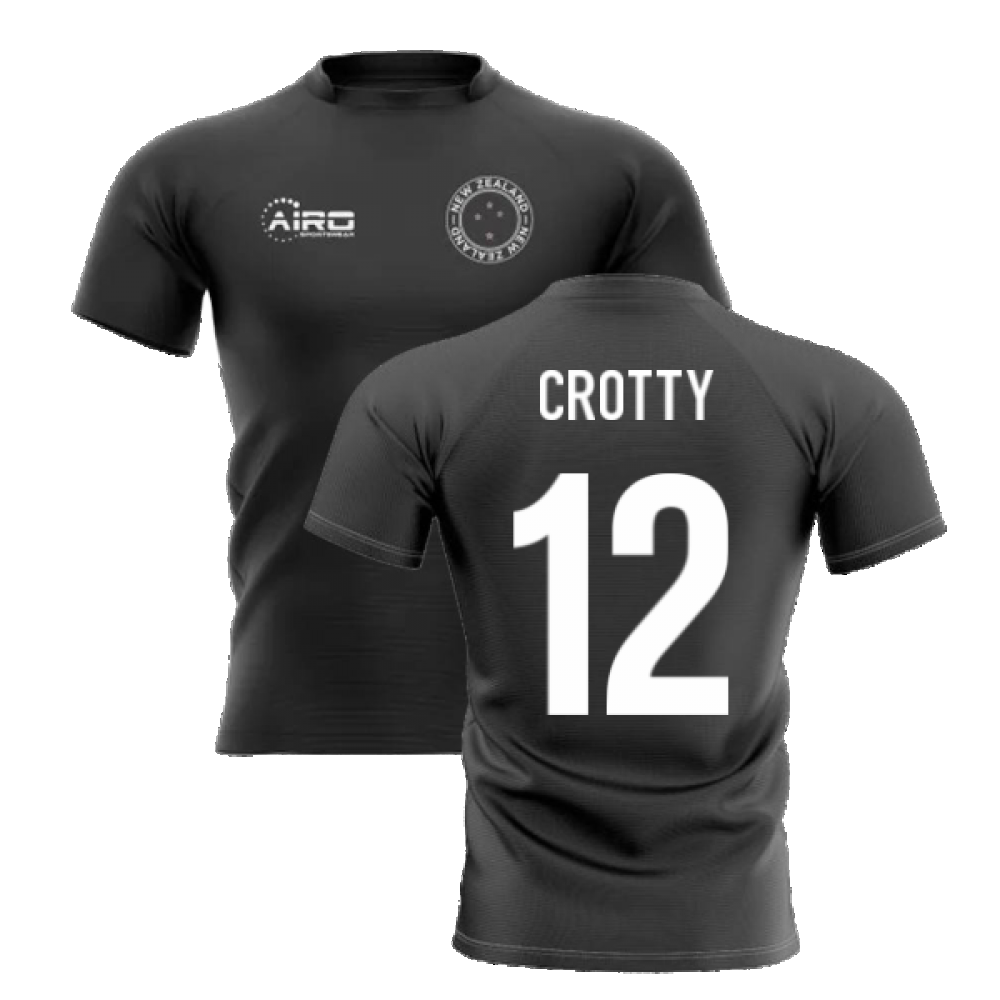 2024-2025 New Zealand Home Concept Rugby Shirt (Crotty 12)