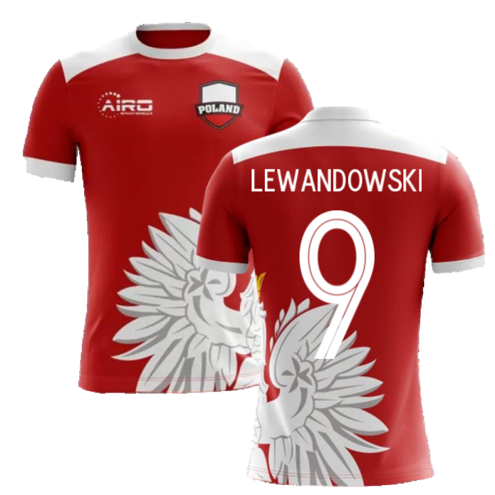 2024-2025 Poland Away Concept Football Shirt (Lewandowski 9)