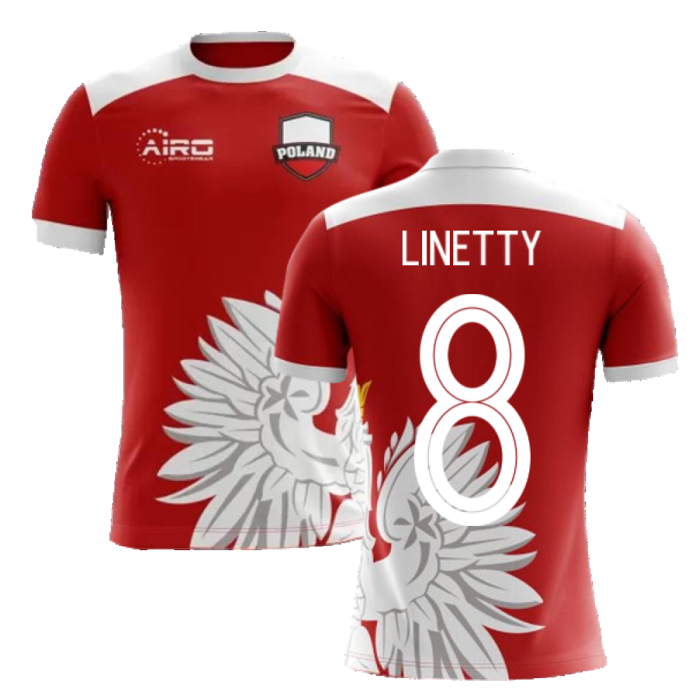 2024-2025 Poland Away Concept Football Shirt (Linetty 8) - Kids