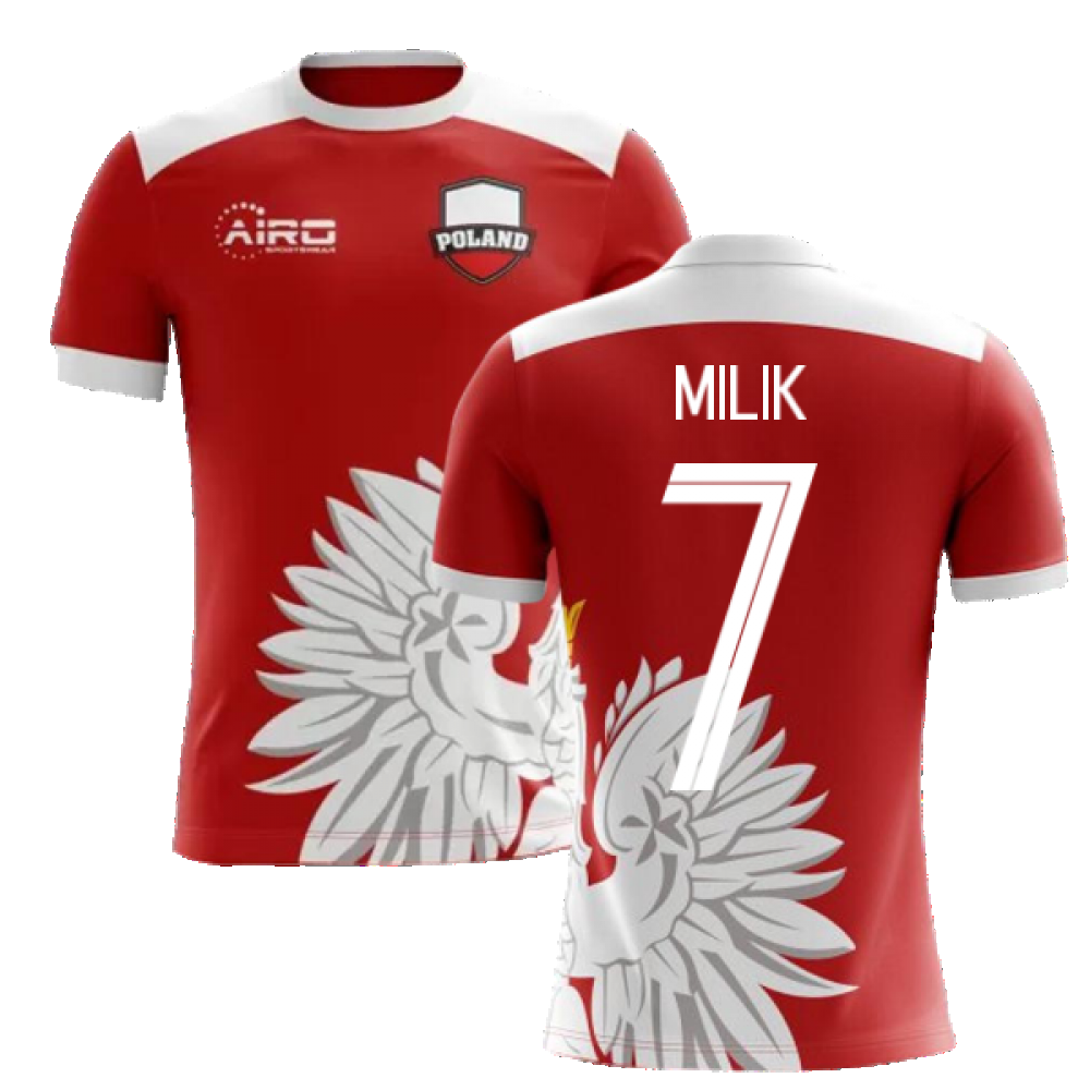 2024-2025 Poland Away Concept Football Shirt (Milik 7) - Kids