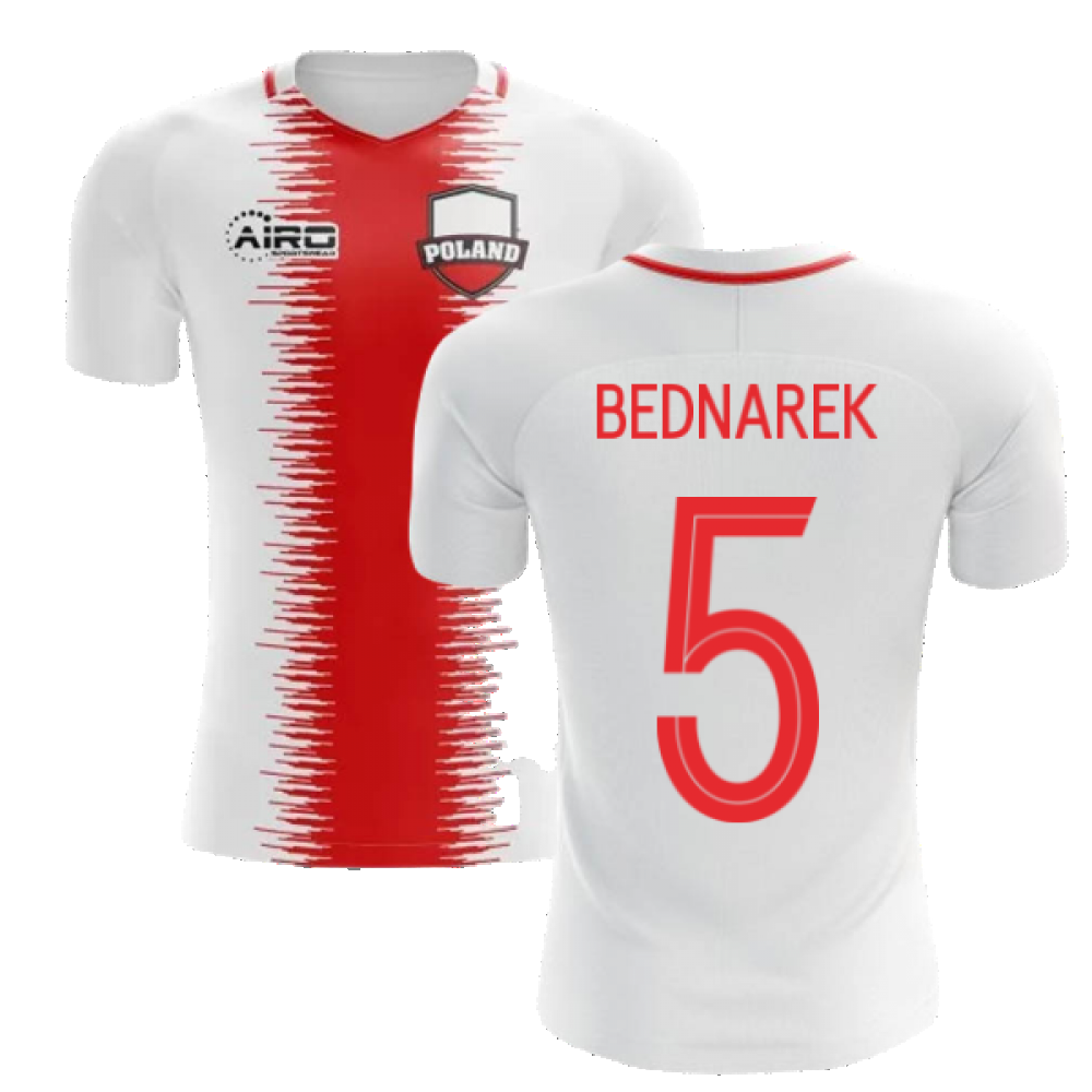 2024-2025 Poland Home Concept Football Shirt (Bednarek 5) - Kids