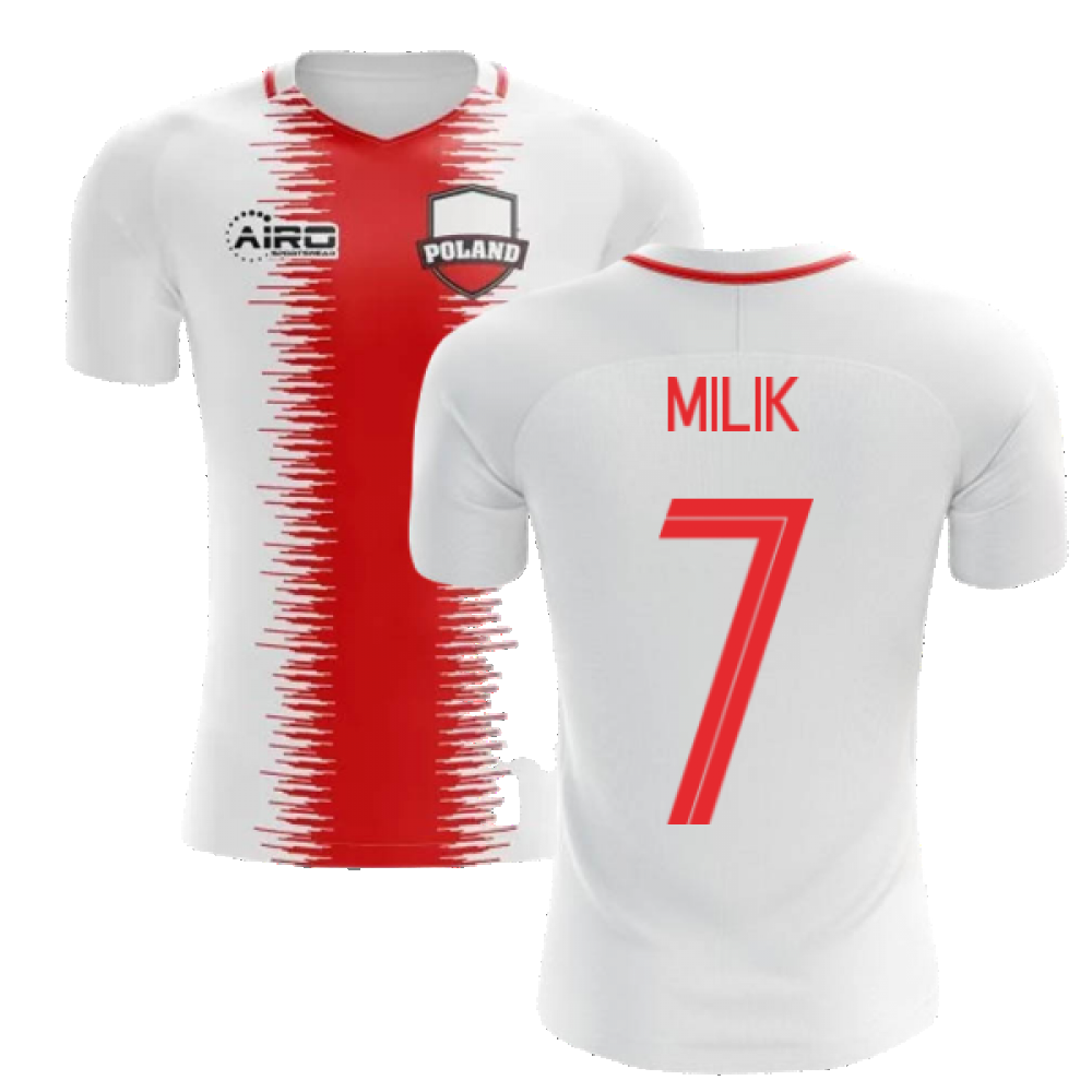 2024-2025 Poland Home Concept Football Shirt (Milik 7) - Kids