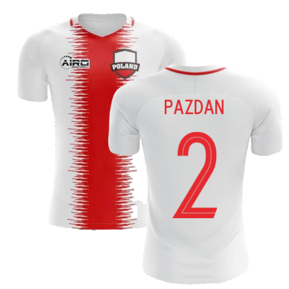 2024-2025 Poland Home Concept Football Shirt (Pazdan 2) - Kids