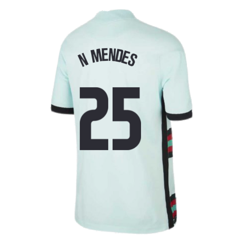 2020-2021 Portugal Away Nike Football Shirt (Kids) (N.MENDES 25)