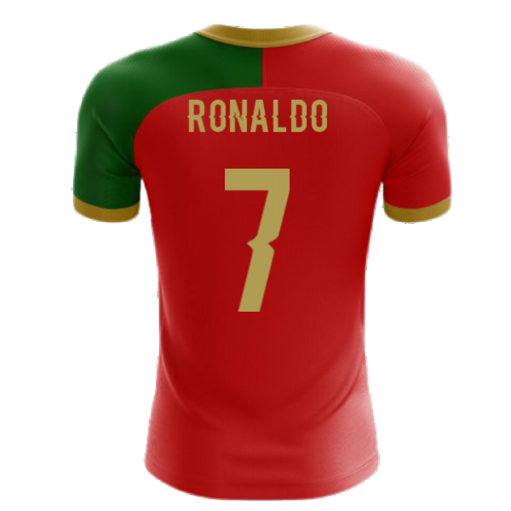 2024-2025 Portugal Flag Home Concept Football Shirt (Ronaldo 7)