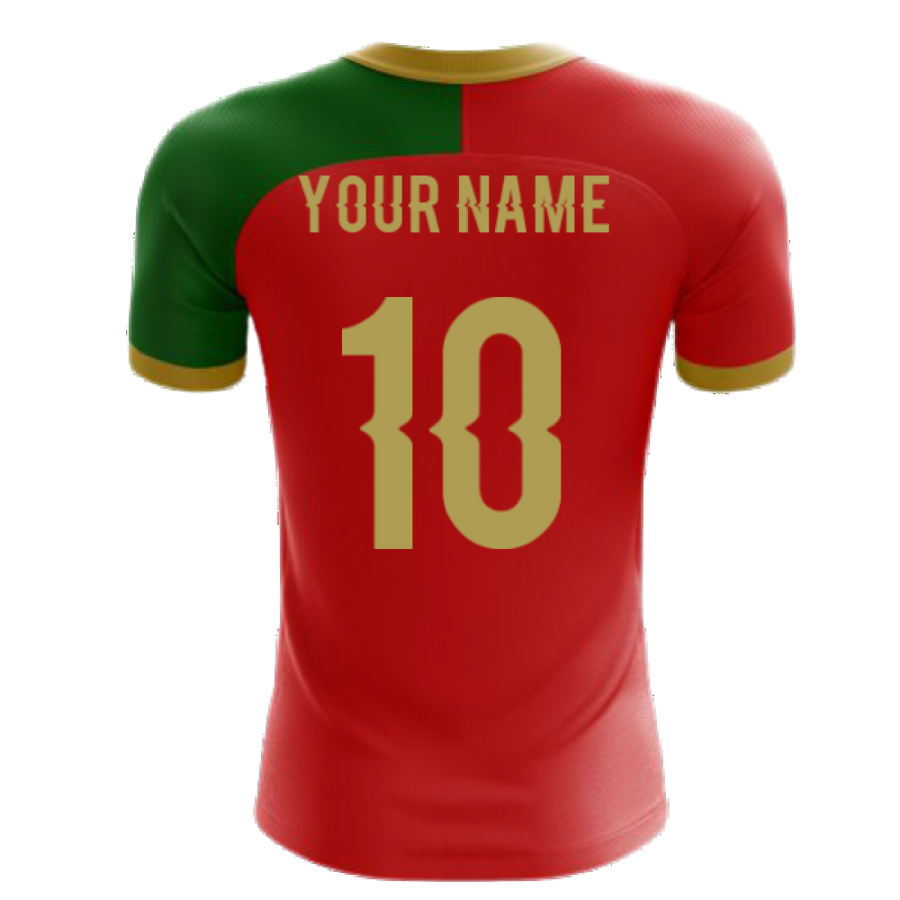 2024-2025 Portugal Flag Home Concept Football Shirt (Your Name)