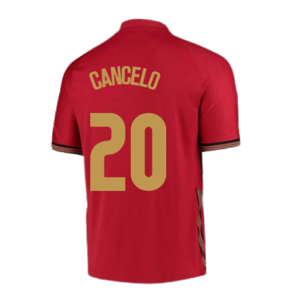 2020-2021 Portugal Home Nike Football Shirt (Cancelo 20)