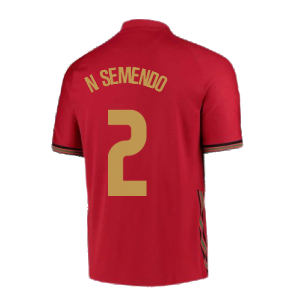 2020-2021 Portugal Home Nike Football Shirt (N.SEMENDO 2)