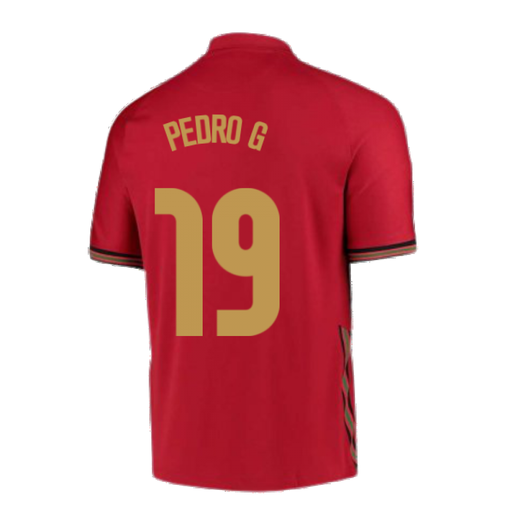 2020-2021 Portugal Home Nike Football Shirt (PEDRO G 19)