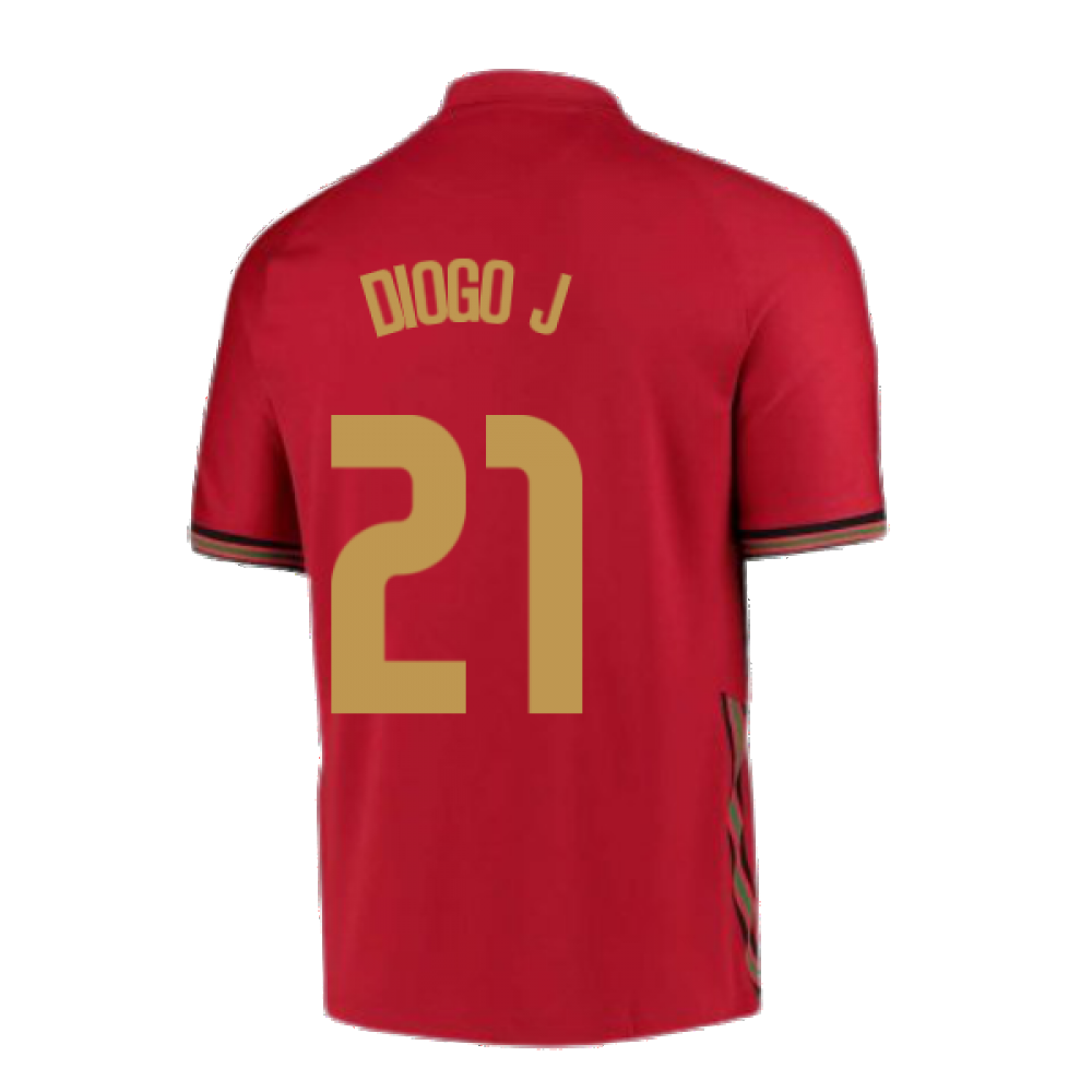 2020-2021 Portugal Home Nike Shirt (Kids) (DIOGO J. 21)