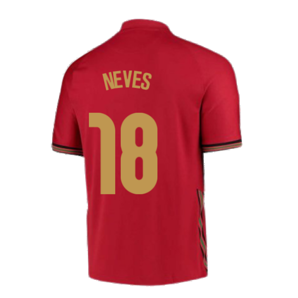 2020-2021 Portugal Home Nike Shirt (Kids) (Neves 18)