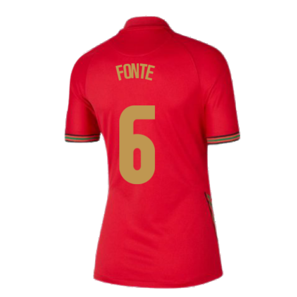2020-2021 Portugal Home Nike Womens Shirt (Fonte 6)
