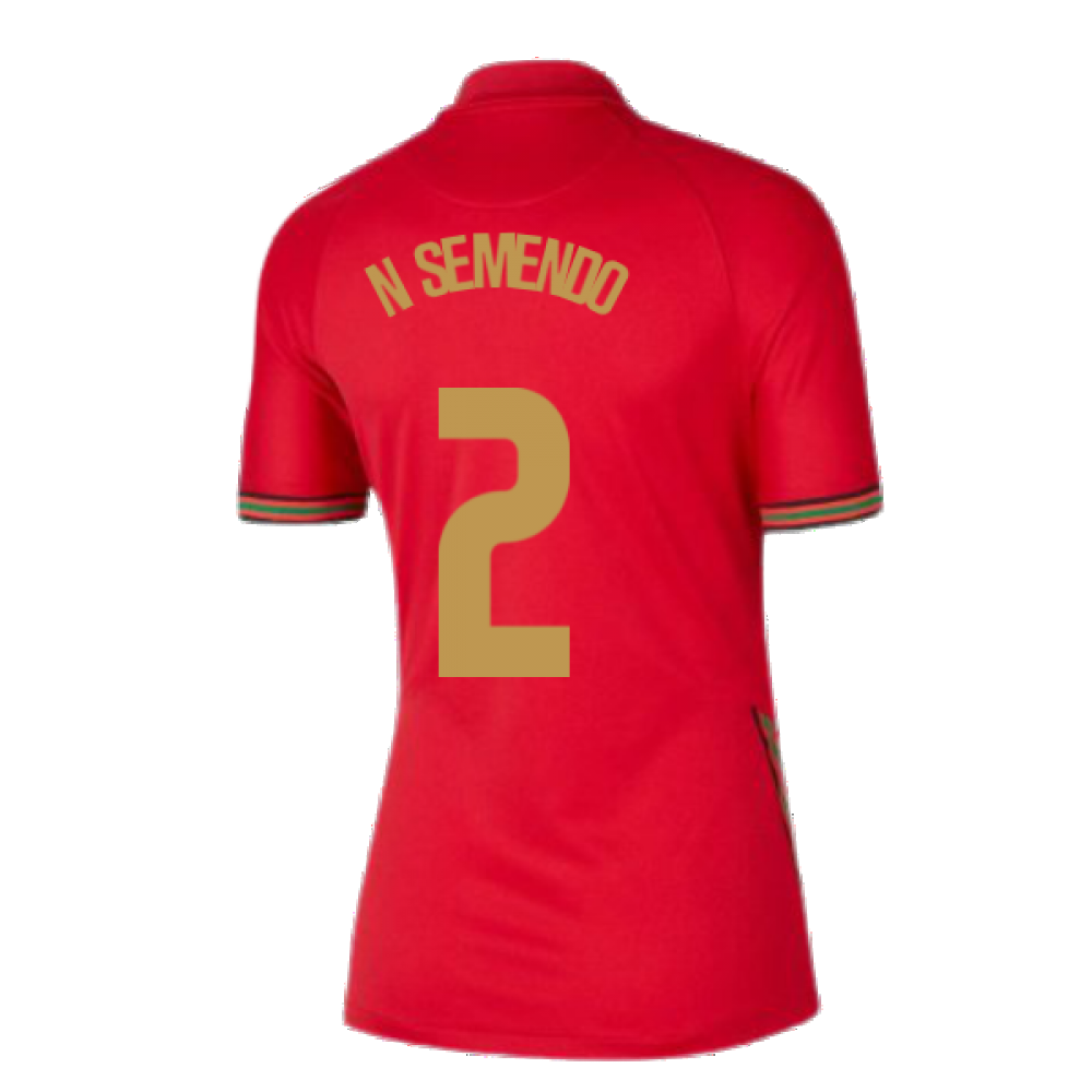 2020-2021 Portugal Home Nike Womens Shirt (N.SEMENDO 2)