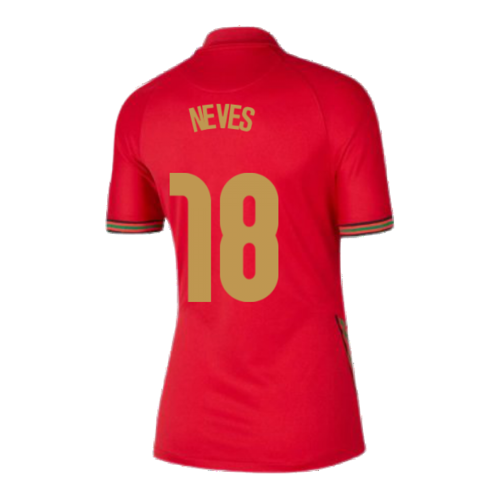 2020-2021 Portugal Home Nike Womens Shirt (Neves 18)