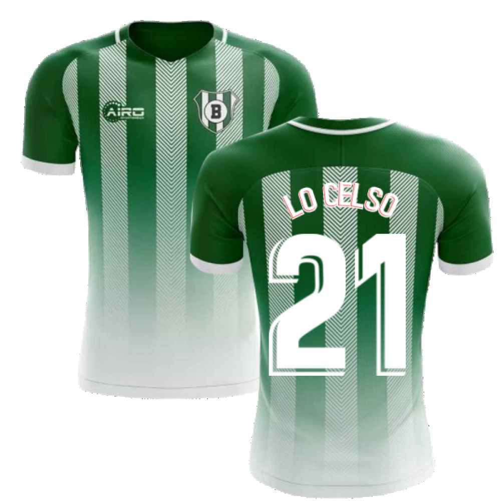 2020-2021 Real Betis Home Concept Football Shirt (Lo Celso 21) - Kids