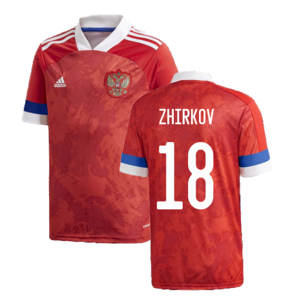 2020-2021 Russia Home Adidas Football Shirt (Kids) (ZHIRKOV 18)