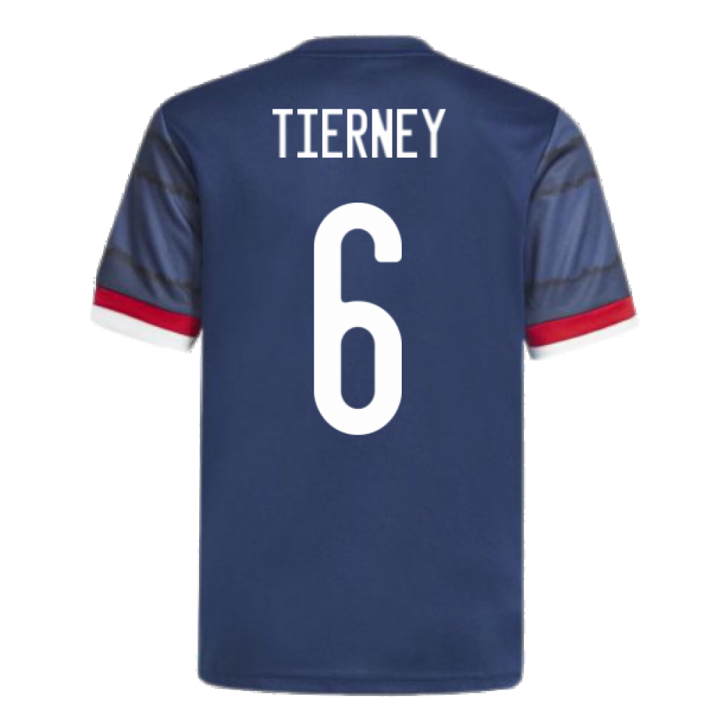 2020-2021 Scotland Home Adidas Football Shirt (Tierney 6)