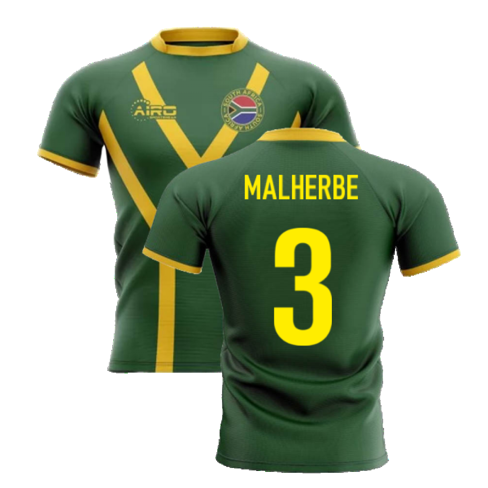 2024-2025 South Africa Springboks Flag Concept Rugby Shirt (Malherbe 3)