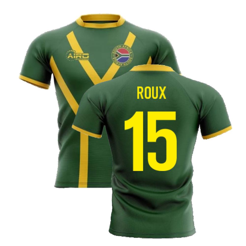 2024-2025 South Africa Springboks Flag Concept Rugby Shirt (Roux 15)