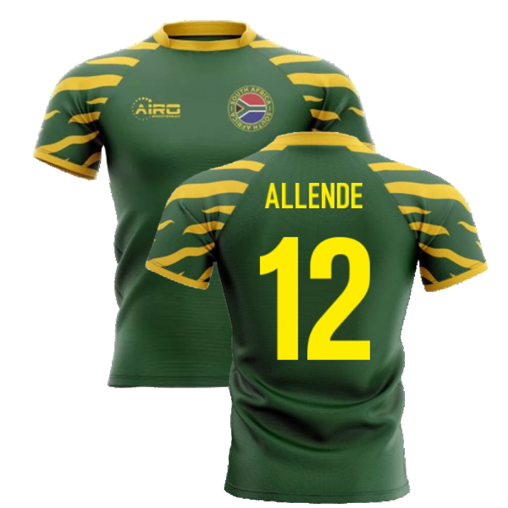 2024-2025 South Africa Springboks Home Concept Rugby Shirt (Allende 12)