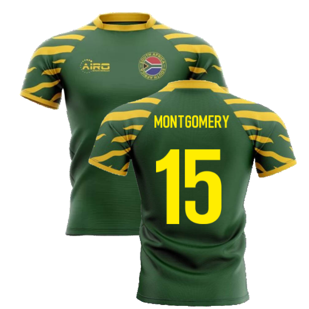 2024-2025 South Africa Springboks Home Concept Rugby Shirt (Montgomery 15)