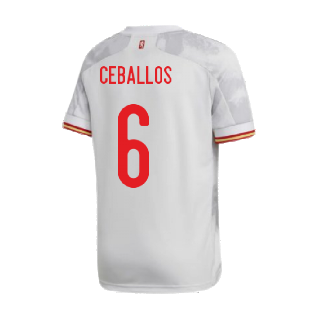 2020-2021 Spain Away Shirt (Kids) (CEBALLOS 6)