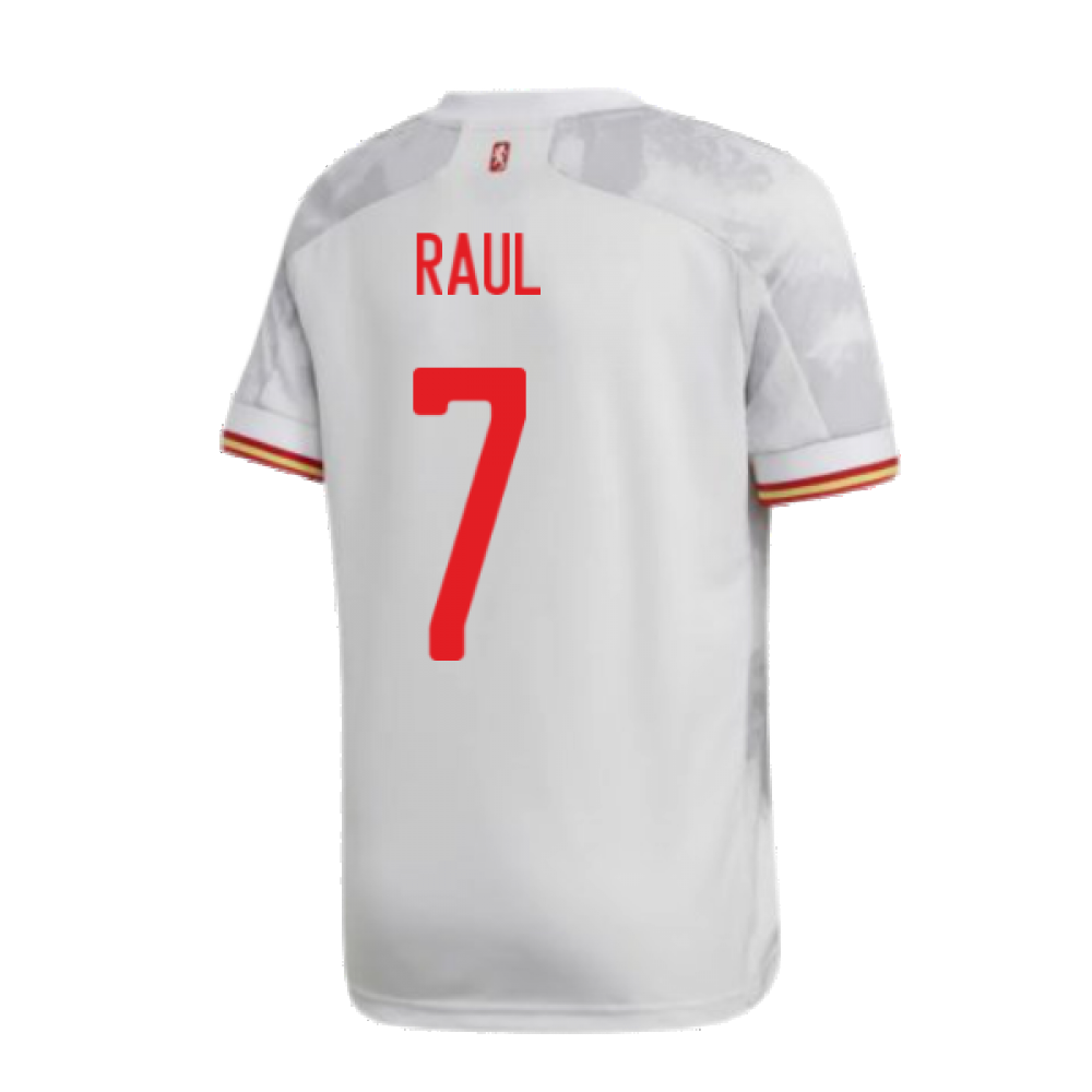 2020-2021 Spain Away Shirt (Kids) (RAUL 7)