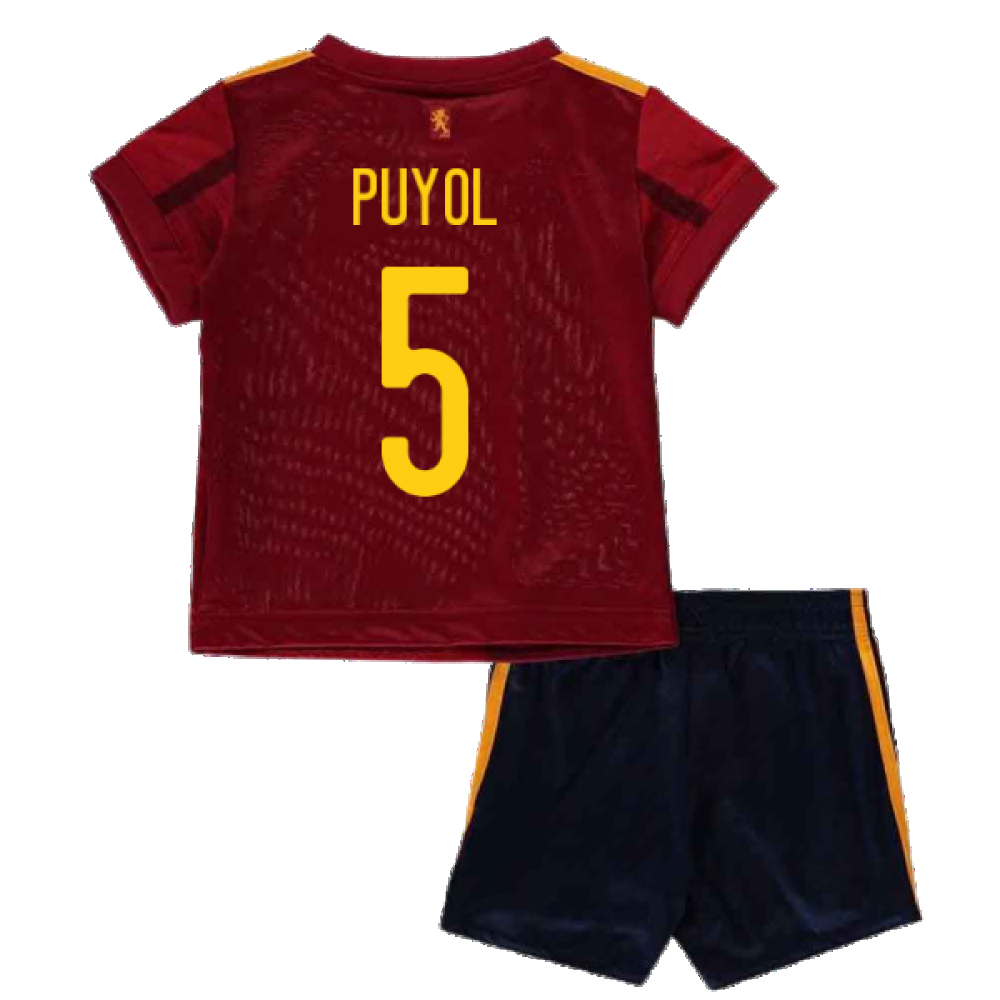 2020-2021 Spain Home Adidas Baby Kit (PUYOL 5)