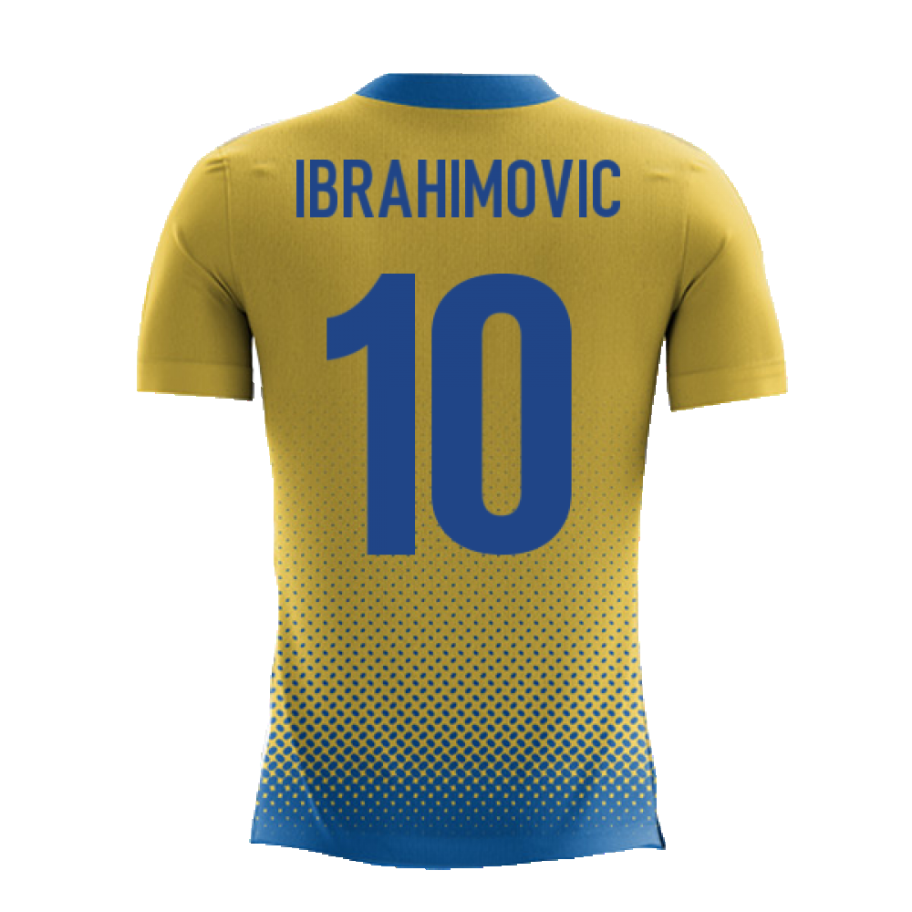 2024-2025 Sweden Airo Concept Home Shirt (Ibrahimovic 10) - Kids