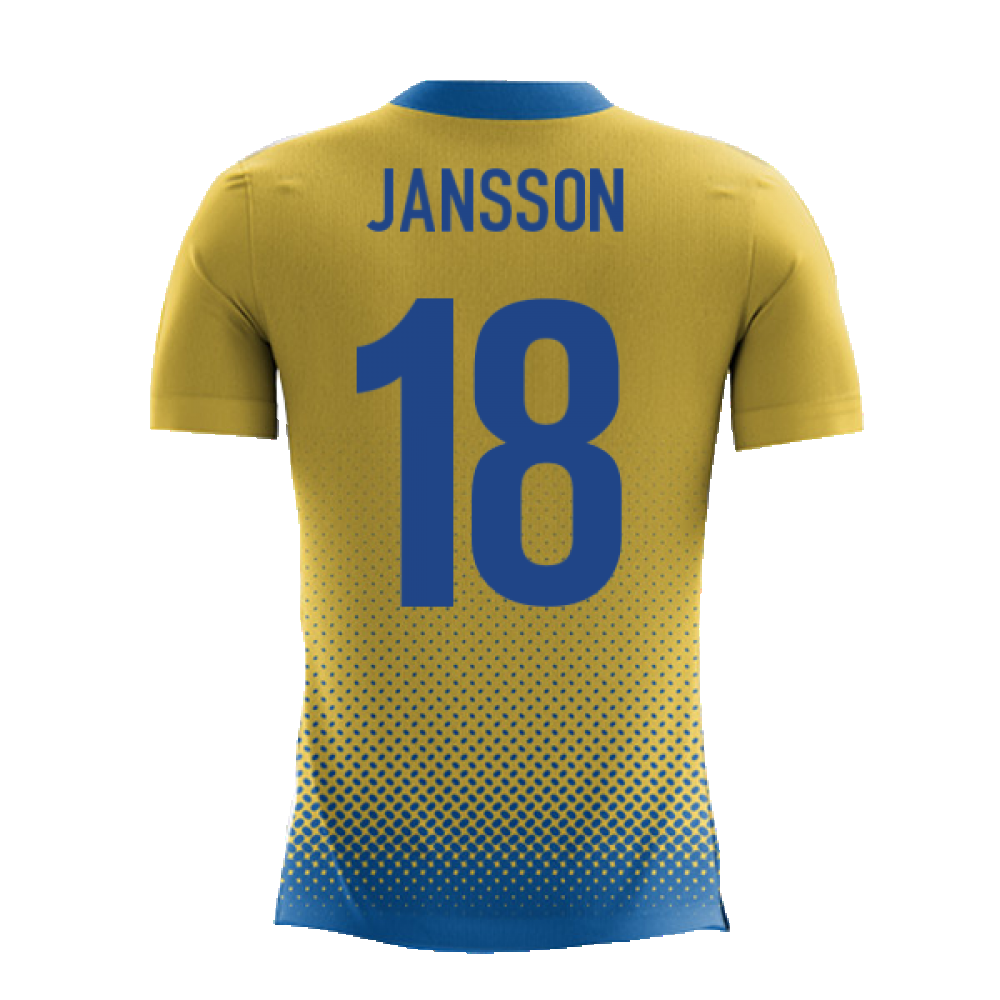 2024-2025 Sweden Airo Concept Home Shirt (Jansson 18) - Kids