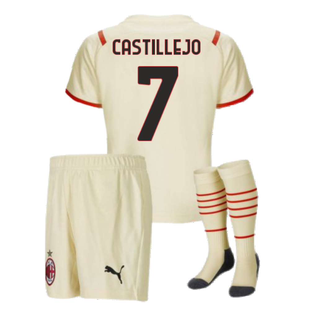 2021-2022 AC Milan Away Mini Kit (CASTILLEJO 7)