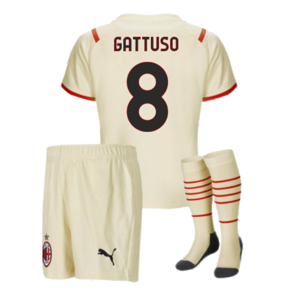 2021-2022 AC Milan Away Mini Kit (GATTUSO 8)